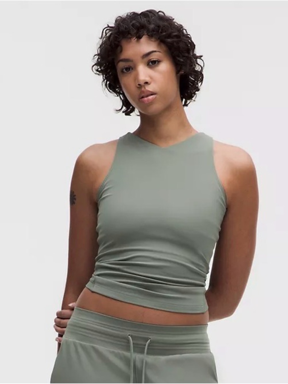 lululemon athletica Sage Green High-Neck Tank NWT
